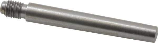 Value Collection - Size 6, 0.339" Large End Diam, Uncoated Steel 5/16-24 Threaded Taper Pin - Grade C-12L14, 2-1/4 Pin Length - Exact Tool & Supply