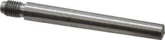 Value Collection - Size 6, 0.339" Large End Diam, Uncoated Steel 5/16-24 Threaded Taper Pin - Grade C-12L14, 2-1/2 Pin Length - Exact Tool & Supply