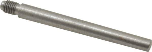Value Collection - Size 6, 0.339" Large End Diam, Uncoated Steel 5/16-24 Threaded Taper Pin - Grade C-12L14, 3 Pin Length - Exact Tool & Supply