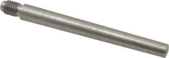 Value Collection - Size 6, 0.339" Large End Diam, Uncoated Steel 5/16-24 Threaded Taper Pin - Grade C-12L14, 3 Pin Length - Exact Tool & Supply