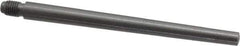 Value Collection - Size 6, 0.339" Large End Diam, Uncoated Steel 5/16-24 Threaded Taper Pin - Grade C-12L14, 4 Pin Length - Exact Tool & Supply