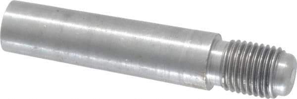 Value Collection - Size 7, 0.407" Large End Diam, Uncoated Steel 3/8-24 Threaded Taper Pin - Grade C-12L14, 1-1/2 Pin Length - Exact Tool & Supply