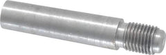 Value Collection - Size 7, 0.407" Large End Diam, Uncoated Steel 3/8-24 Threaded Taper Pin - Grade C-12L14, 1-1/2 Pin Length - Exact Tool & Supply