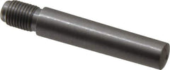 Value Collection - Size 7, 0.407" Large End Diam, Uncoated Steel 3/8-24 Threaded Taper Pin - Grade C-12L14, 1-3/4 Pin Length - Exact Tool & Supply