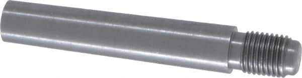 Value Collection - Size 7, 0.407" Large End Diam, Uncoated Steel 3/8-24 Threaded Taper Pin - Grade C-12L14, 2 Pin Length - Exact Tool & Supply