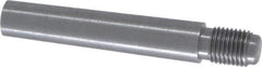 Value Collection - Size 7, 0.407" Large End Diam, Uncoated Steel 3/8-24 Threaded Taper Pin - Grade C-12L14, 2 Pin Length - Exact Tool & Supply
