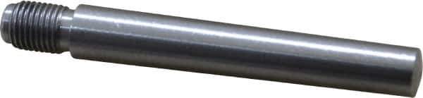 Value Collection - Size 7, 0.407" Large End Diam, Uncoated Steel 3/8-24 Threaded Taper Pin - Grade C-12L14, 2-1/2 Pin Length - Exact Tool & Supply