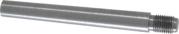 Value Collection - Size 7, 0.407" Large End Diam, Uncoated Steel 3/8-24 Threaded Taper Pin - Grade C-12L14, 3 Pin Length - Exact Tool & Supply