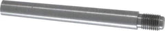 Value Collection - Size 7, 0.407" Large End Diam, Uncoated Steel 3/8-24 Threaded Taper Pin - Grade C-12L14, 3 Pin Length - Exact Tool & Supply
