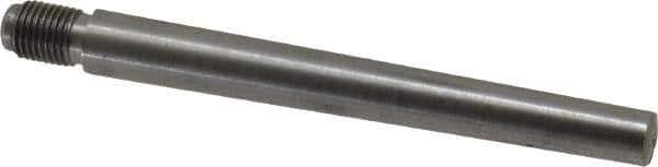 Value Collection - Size 7, 0.407" Large End Diam, Uncoated Steel 3/8-24 Threaded Taper Pin - Grade C-12L14, 3-1/2 Pin Length - Exact Tool & Supply