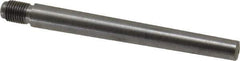 Value Collection - Size 7, 0.407" Large End Diam, Uncoated Steel 3/8-24 Threaded Taper Pin - Grade C-12L14, 3-1/2 Pin Length - Exact Tool & Supply