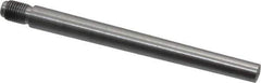 Value Collection - Size 7, 0.407" Large End Diam, Uncoated Steel 3/8-24 Threaded Taper Pin - Grade C-12L14, 4 Pin Length - Exact Tool & Supply