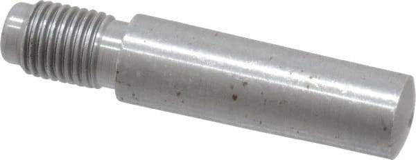 Value Collection - Size 8, 0.49" Large End Diam, Uncoated Steel 7/16-20 Threaded Taper Pin - Grade C-12L14, 1-1/2 Pin Length - Exact Tool & Supply