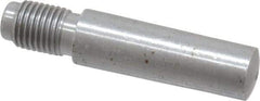 Value Collection - Size 8, 0.49" Large End Diam, Uncoated Steel 7/16-20 Threaded Taper Pin - Grade C-12L14, 1-1/2 Pin Length - Exact Tool & Supply