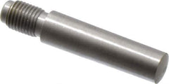 Value Collection - Size 8, 0.49" Large End Diam, Uncoated Steel 7/16-20 Threaded Taper Pin - Grade C-12L14, 1-3/4 Pin Length - Exact Tool & Supply