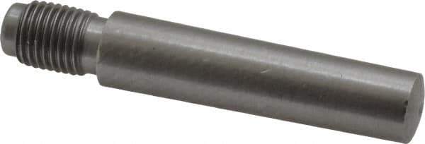 Value Collection - Size 8, 0.49" Large End Diam, Uncoated Steel 7/16-20 Threaded Taper Pin - Grade C-12L14, 2 Pin Length - Exact Tool & Supply