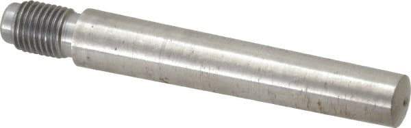 Value Collection - Size 8, 0.49" Large End Diam, Uncoated Steel 7/16-20 Threaded Taper Pin - Grade C-12L14, 2-3/4 Pin Length - Exact Tool & Supply