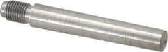Value Collection - Size 8, 0.49" Large End Diam, Uncoated Steel 7/16-20 Threaded Taper Pin - Grade C-12L14, 2-3/4 Pin Length - Exact Tool & Supply