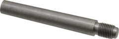 Value Collection - Size 8, 0.49" Large End Diam, Uncoated Steel 7/16-20 Threaded Taper Pin - Grade C-12L14, 3 Pin Length - Exact Tool & Supply