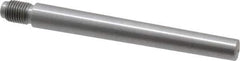 Value Collection - Size 8, 0.49" Large End Diam, Uncoated Steel 7/16-20 Threaded Taper Pin - Grade C-12L14, 4 Pin Length - Exact Tool & Supply