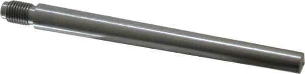 Value Collection - Size 8, 0.49" Large End Diam, Uncoated Steel 7/16-20 Threaded Taper Pin - Grade C-12L14, 5 Pin Length - Exact Tool & Supply