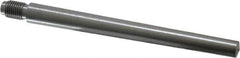 Value Collection - Size 8, 0.49" Large End Diam, Uncoated Steel 7/16-20 Threaded Taper Pin - Grade C-12L14, 5 Pin Length - Exact Tool & Supply