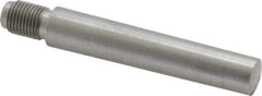 Value Collection - Size 9, 0.589" Large End Diam, Uncoated Steel 1/2-20 Threaded Taper Pin - Grade C-12L14, 3 Pin Length - Exact Tool & Supply