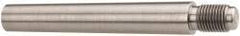 Value Collection - Size 9, 0.589" Large End Diam, Uncoated Steel 1/2-20 Threaded Taper Pin - Grade C-12L14, 3-1/2 Pin Length - Exact Tool & Supply