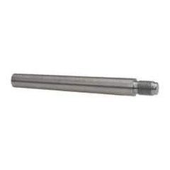 Value Collection - Size 9, 0.589" Large End Diam, Uncoated Steel 1/2-20 Threaded Taper Pin - Grade C-12L14, 4-1/2 Pin Length - Exact Tool & Supply