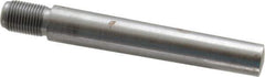 Value Collection - Size 10, 0.704" Large End Diam, Uncoated Steel 5/8-18 Threaded Taper Pin - Grade C-12L14, 4 Pin Length - Exact Tool & Supply