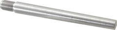 Value Collection - Size 10, 0.704" Large End Diam, Uncoated Steel 5/8-18 Threaded Taper Pin - Grade C-12L14, 6 Pin Length - Exact Tool & Supply