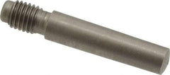 Value Collection - Size 4, 0.248" Large End Diam, Passivated Stainless Steel 1/4-28 Threaded Taper Pin - Grade 303, 18-8, 1 Pin Length - Exact Tool & Supply