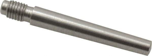 Value Collection - Size 4, 0.248" Large End Diam, Passivated Stainless Steel 1/4-28 Threaded Taper Pin - Grade 303, 18-8, 1-1/2 Pin Length - Exact Tool & Supply