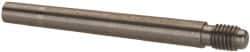 Value Collection - Size 4, 0.248" Large End Diam, Passivated Stainless Steel 1/4-28 Threaded Taper Pin - Grade 303, 18-8, 2 Pin Length - Exact Tool & Supply
