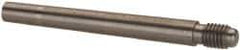 Value Collection - Size 4, 0.248" Large End Diam, Passivated Stainless Steel 1/4-28 Threaded Taper Pin - Grade 303, 18-8, 2 Pin Length - Exact Tool & Supply