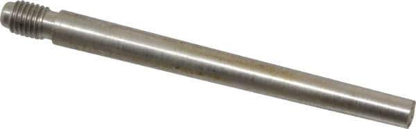 Value Collection - Size 4, 0.248" Large End Diam, Passivated Stainless Steel 1/4-28 Threaded Taper Pin - Grade 303, 18-8, 2-1/2 Pin Length - Exact Tool & Supply