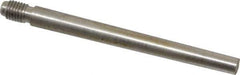 Value Collection - Size 4, 0.248" Large End Diam, Passivated Stainless Steel 1/4-28 Threaded Taper Pin - Grade 303, 18-8, 2-1/2 Pin Length - Exact Tool & Supply