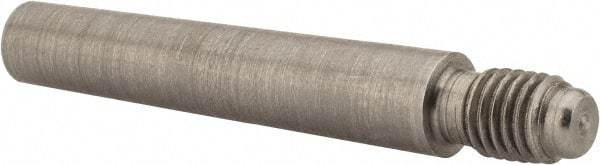 Value Collection - Size 5, 0.287" Large End Diam, Passivated Stainless Steel 1/4-28 Threaded Taper Pin - Grade 303, 18-8, 1-1/2 Pin Length - Exact Tool & Supply