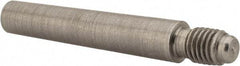 Value Collection - Size 5, 0.287" Large End Diam, Passivated Stainless Steel 1/4-28 Threaded Taper Pin - Grade 303, 18-8, 1-1/2 Pin Length - Exact Tool & Supply