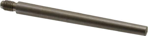 Value Collection - Size 5, 0.287" Large End Diam, Passivated Stainless Steel 1/4-28 Threaded Taper Pin - Grade 303, 18-8, 3 Pin Length - Exact Tool & Supply