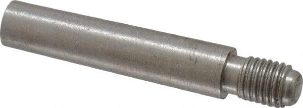 Value Collection - Size 6, 0.339" Large End Diam, Passivated Stainless Steel 5/16-24 Threaded Taper Pin - Grade 303, 18-8, 1-1/2 Pin Length - Exact Tool & Supply