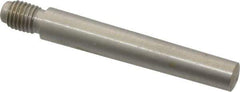 Value Collection - Size 6, 0.339" Large End Diam, Passivated Stainless Steel 5/16-24 Threaded Taper Pin - Grade 303, 18-8, 2 Pin Length - Exact Tool & Supply