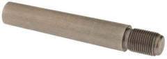 Value Collection - Size 10, 0.704" Large End Diam, Passivated Stainless Steel 5/8-18 Threaded Taper Pin - Grade 303, 18-8, 3-1/2 Pin Length - Exact Tool & Supply