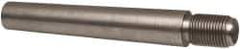 Value Collection - Size 10, 0.704" Large End Diam, Passivated Stainless Steel 5/8-18 Threaded Taper Pin - Grade 303, 18-8, 4 Pin Length - Exact Tool & Supply