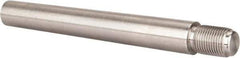 Value Collection - Size 10, 0.704" Large End Diam, Passivated Stainless Steel 5/8-18 Threaded Taper Pin - Grade 303, 18-8, 5 Pin Length - Exact Tool & Supply