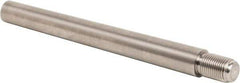 Value Collection - Size 10, 0.704" Large End Diam, Passivated Stainless Steel 5/8-18 Threaded Taper Pin - Grade 303, 18-8, 6 Pin Length - Exact Tool & Supply