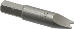 Value Collection - #6 Spanner Screwdriver Bit - 1-1/2" OAL - Exact Tool & Supply
