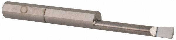 Scientific Cutting Tools - 0.12" Min Bore Diam, 0.8" Max Bore Depth, 3/16 Shank Diam, Boring Bar - Exact Tool & Supply