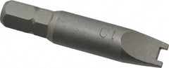 Value Collection - #10 Spanner Screwdriver Bit - 1-1/2" OAL - Exact Tool & Supply