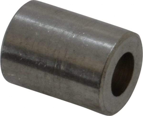 Electro Hardware - 0.194" ID x 3/8" OD, #10 Screw, Grade 18-8 & 303 Stainless Steel Female Unthreaded Circuit Board Spacer - Round Body, Uncoated, 1/2" OAL - Exact Tool & Supply